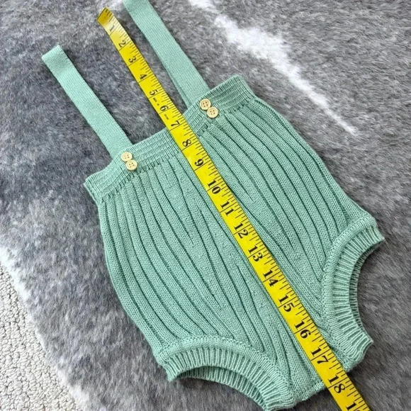Baby Knit Overall Romper - Picture 8 of 8
